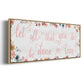 Done In Love - Floater Framed Canvas Print