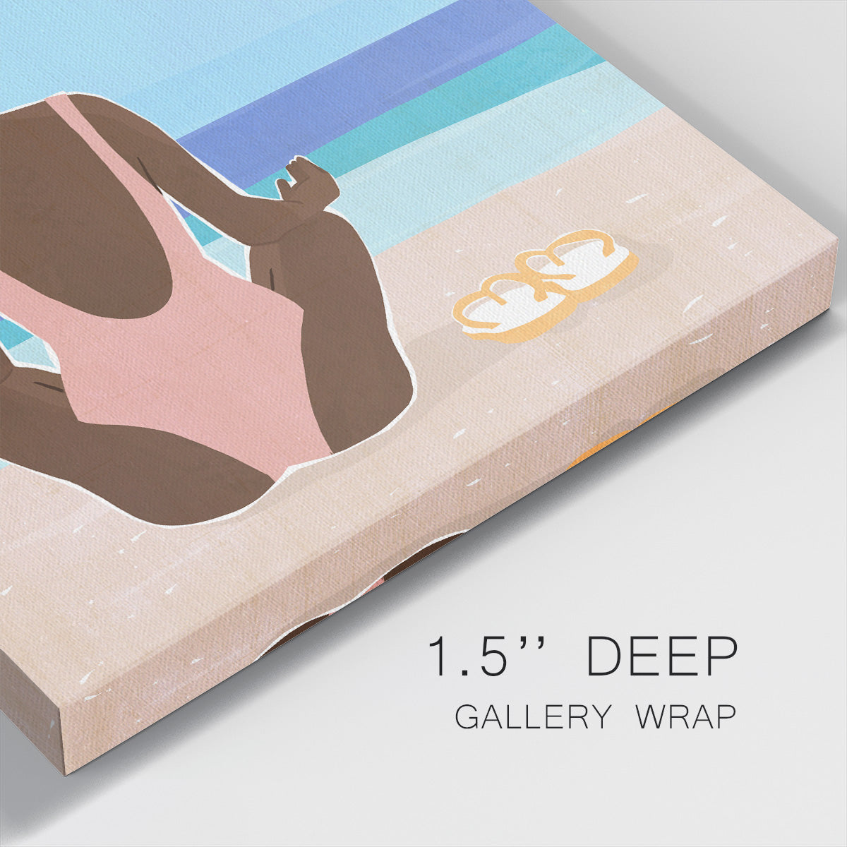 Ocean Gaze I-Premium Gallery Wrapped Canvas - Ready to Hang