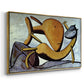 Cat and Big Fish, c. 1931 - Floater Framed Canvas Print