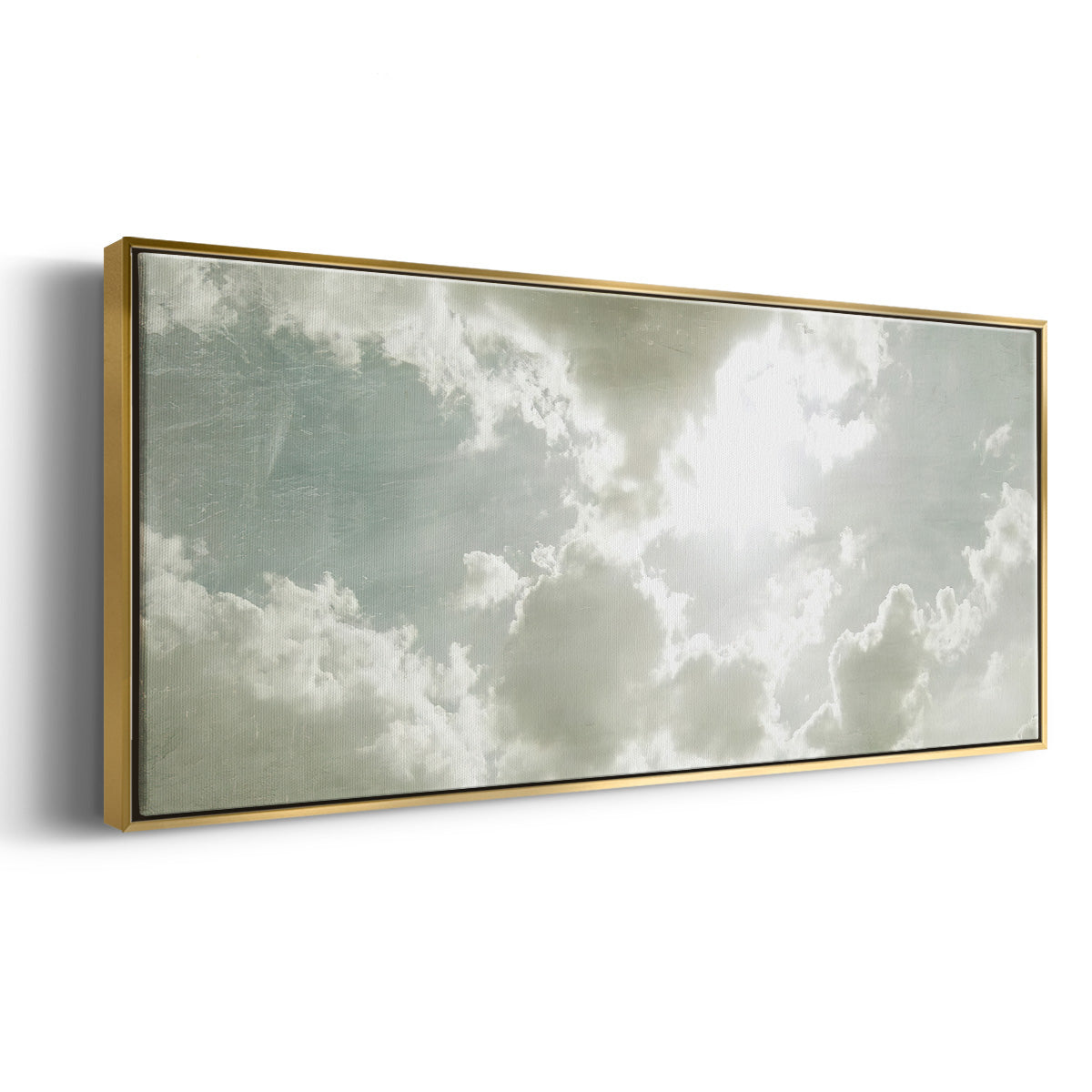 Sky Scrapers II - Floater Framed Canvas Print