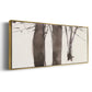 Under the Winter Tree II - Floater Framed Canvas Print