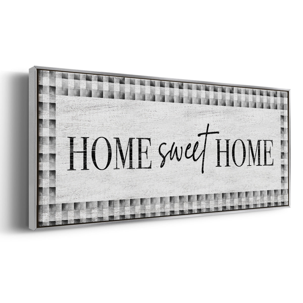 Home Sweet Home - Floater Framed Canvas Print