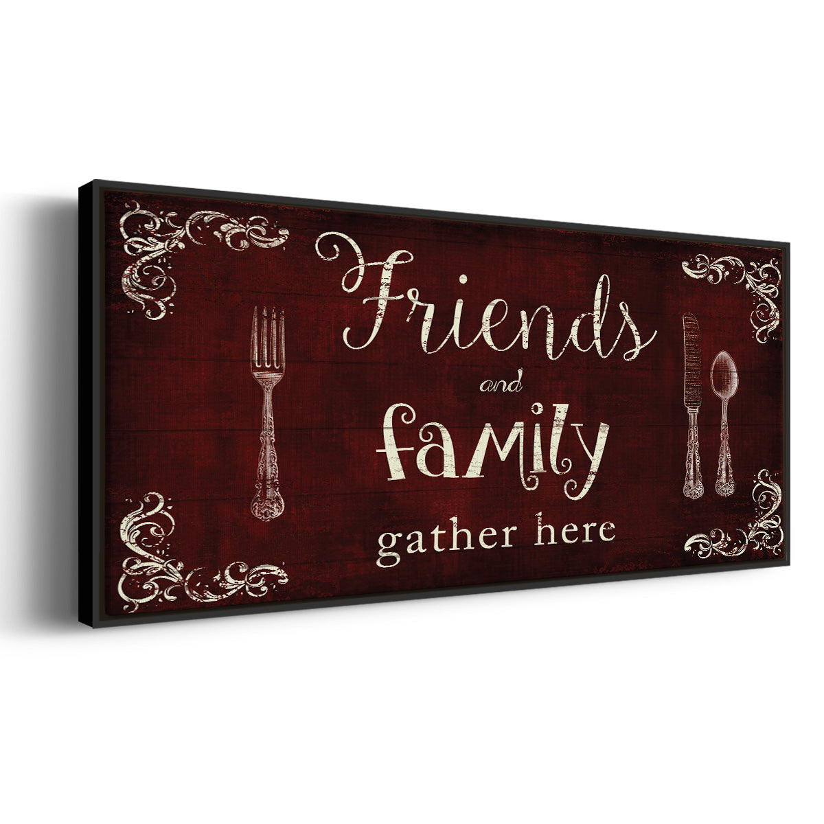 Friends and Family - Floater Framed Canvas Print