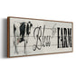 Bless This Farm - Floater Framed Canvas Print