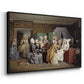 The Maternity Room (Scene from "Barselstuen"), 1845 - Floater Framed Canvas Print