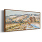 Winter at Giverny, 1886 - Floater Framed Canvas Print