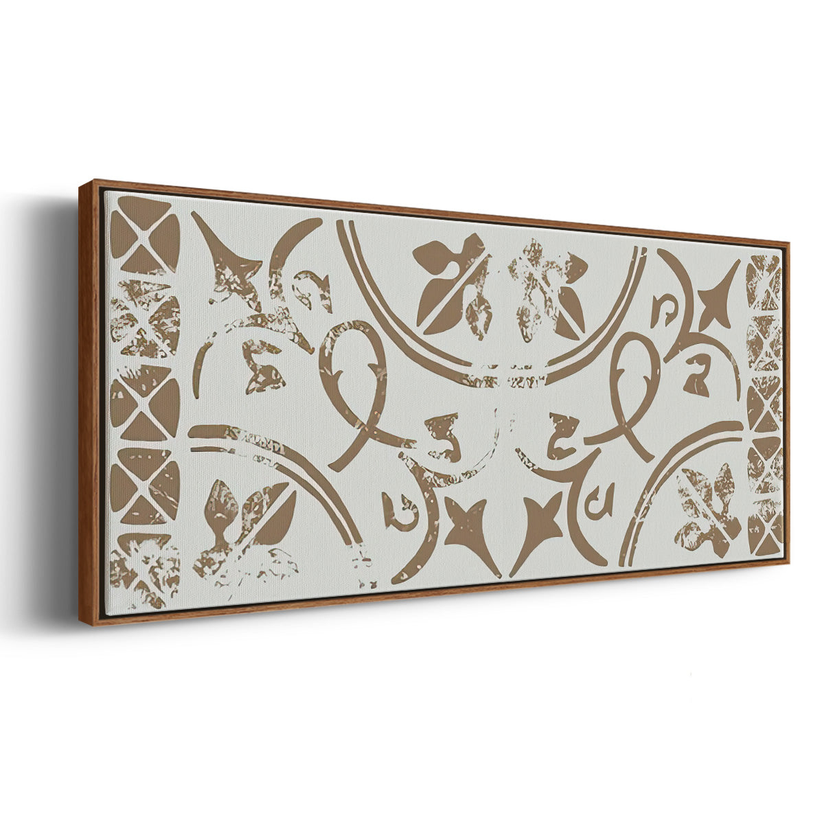 Ceramic Tile Collection D - Floater Framed Canvas Print