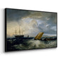 Sheerness as Seen from the Nore, 1808 - Floater Framed Canvas Print