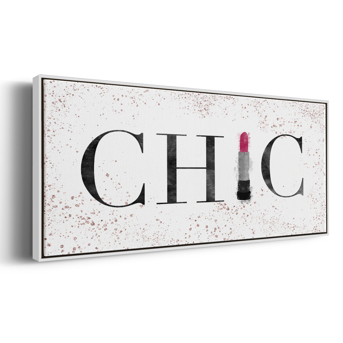 Chic - Floater Framed Canvas Print