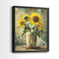 Floral Study Series CLXXI - Restickable Framed Art Set