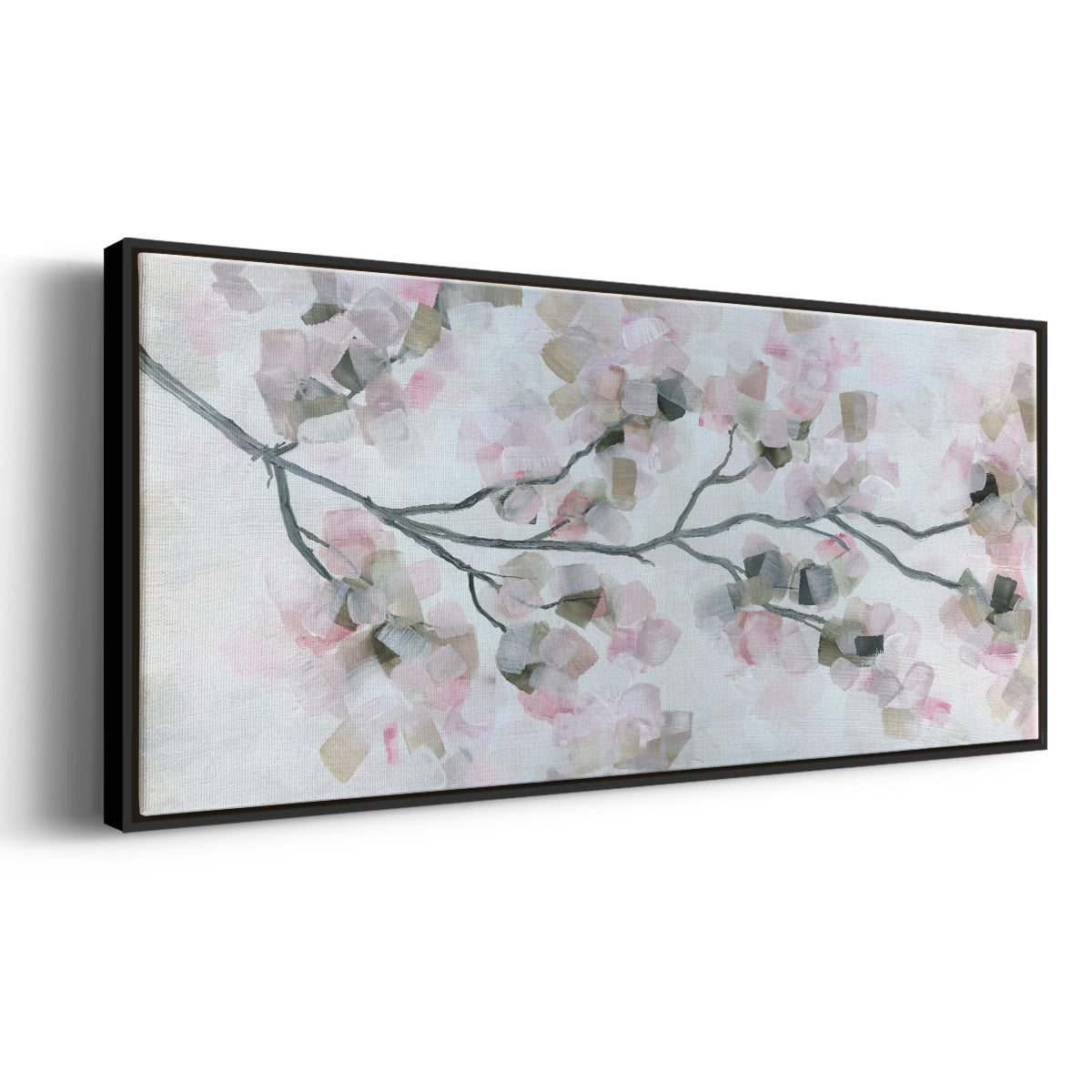 Cherry Blossoms - Floater Framed Canvas Print