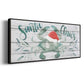 Tis the Seasun Collection D - Floater Framed Canvas Print