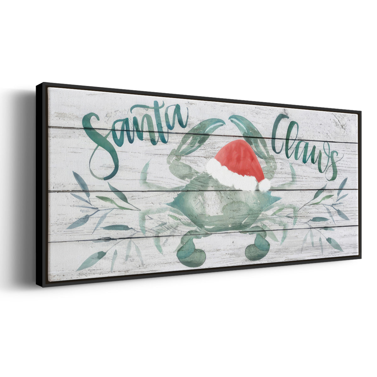 Tis the Seasun Collection D - Floater Framed Canvas Print
