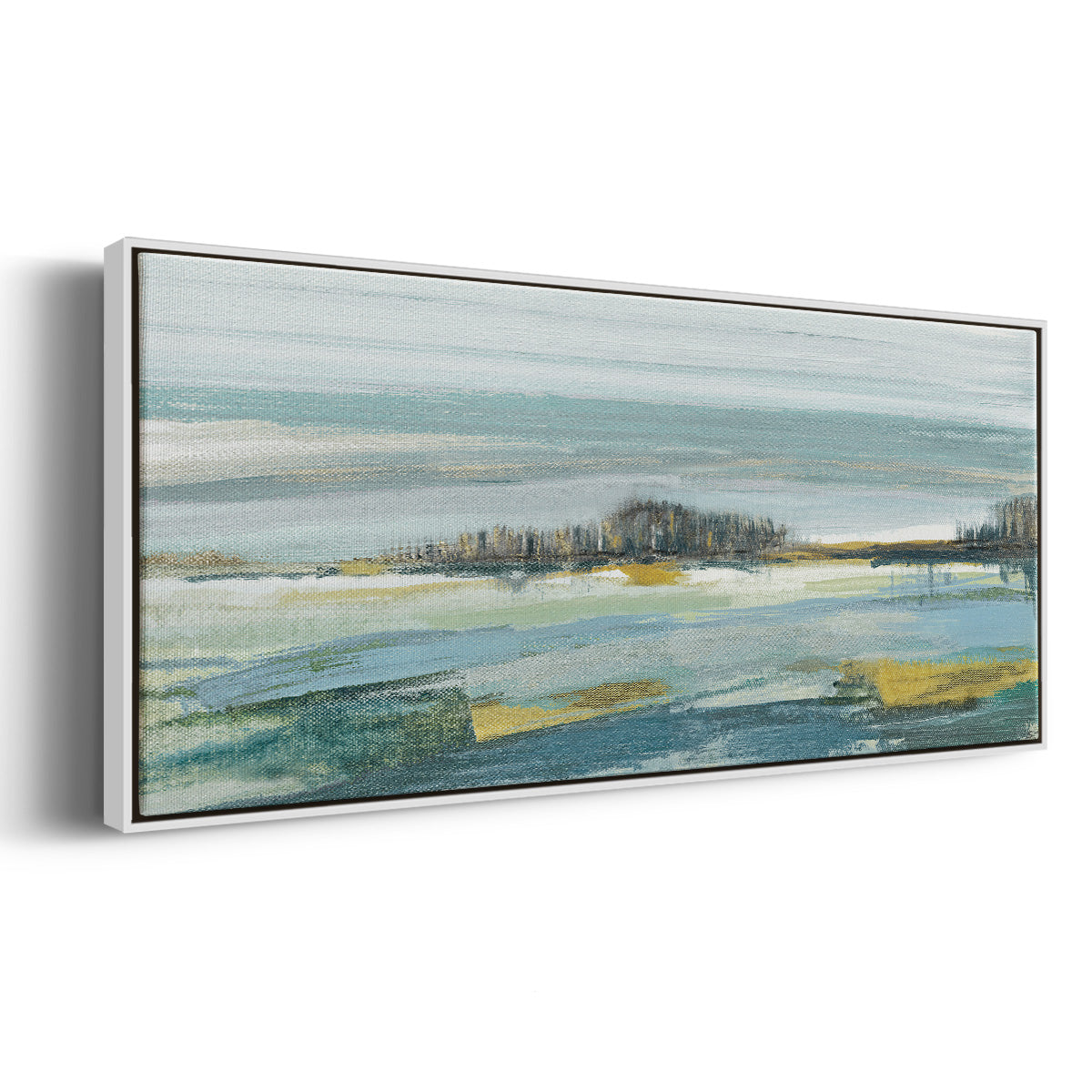 Lewbeach Vista - Floater Framed Canvas Print