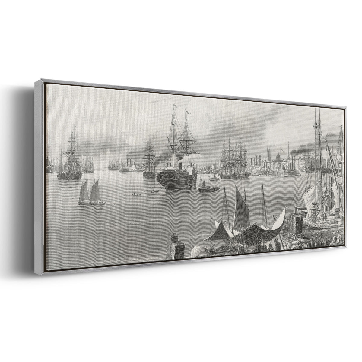 New Orleans - Floater Framed Canvas Print