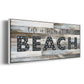Better at the Beach - Floater Framed Canvas Print