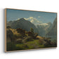 Balestrand, 1848 - Floater Framed Canvas Print