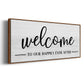 Welcome Ever After - Floater Framed Canvas Print