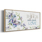 Small Things, Great Love - Floater Framed Canvas Print