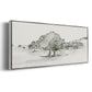 Scenic Scribble II - Floater Framed Canvas Print