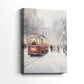 Snowwhite Lantern at Twilight - Canvas Art Print