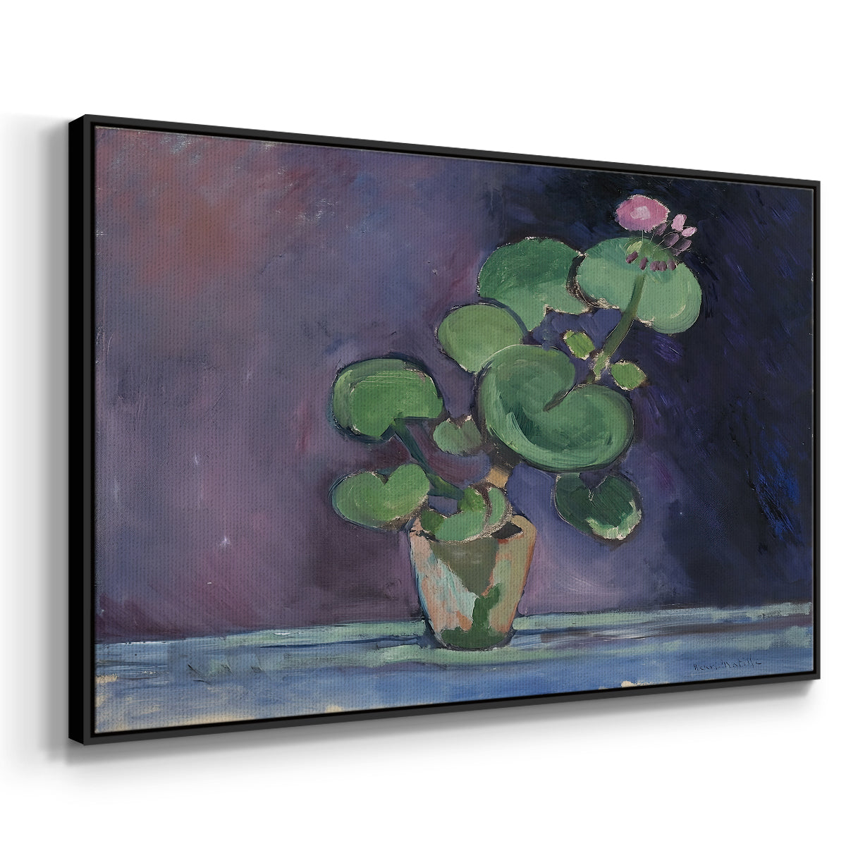 Geranium, 1909 - Floater Framed Canvas Print