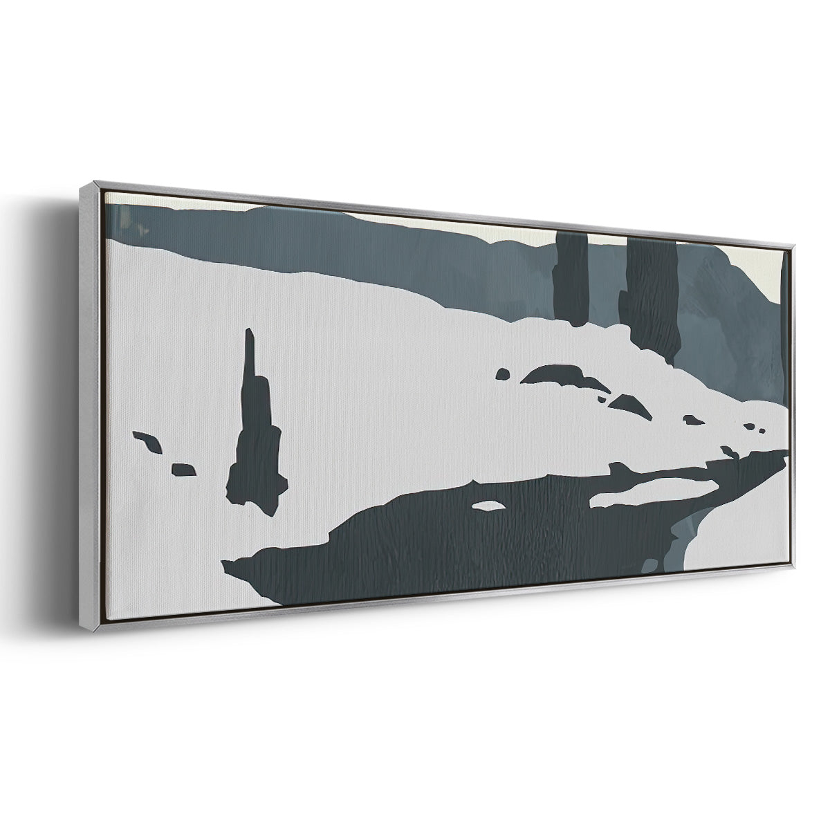 Cutter Island II - Floater Framed Canvas Print