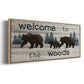 Bears Welcome - Floater Framed Canvas Print