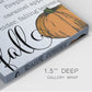 Fall Words Type-Premium Gallery Wrapped Canvas - Ready to Hang