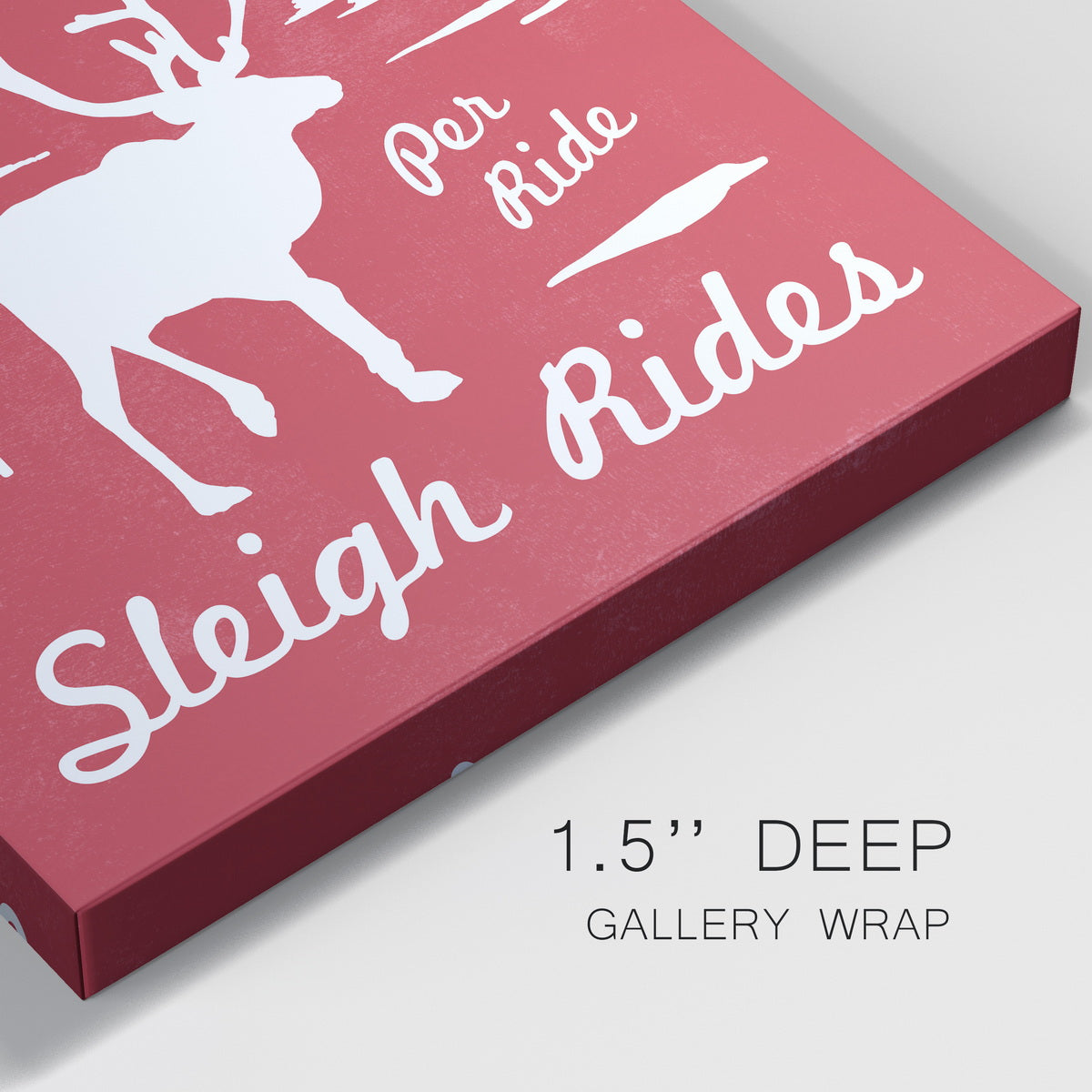 Reindeer Rides II-Premium Gallery Wrapped Canvas - Ready to Hang