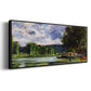 The Banks of the Seine near Jeufosse (Eure), 1880 - Floater Framed Canvas Print