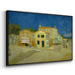 The Yellow House (The Street), 1888 - Floater Framed Canvas Print