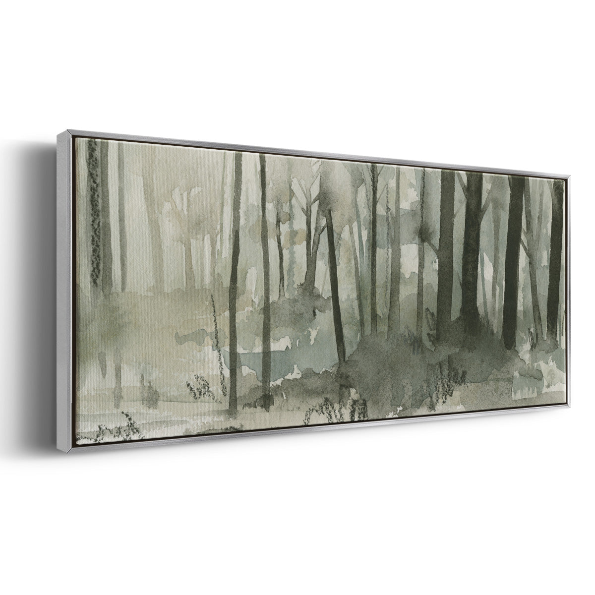 Into the Woods II - Floater Framed Canvas Print
