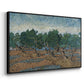 Olive Trees, 1889 - Floater Framed Canvas Print