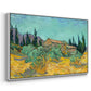Wooden Sheds Among the Olive Trees and Cypresses, 1889 - Floater Framed Canvas Print