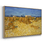 Wheat Field with Sheaves (Harvest in Provence), 1888 - Floater Framed Canvas Print