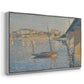 Le Clipper, Asnières, 1887 - Floater Framed Canvas Print
