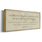 Manuscript Sampler V - Floater Framed Canvas Print