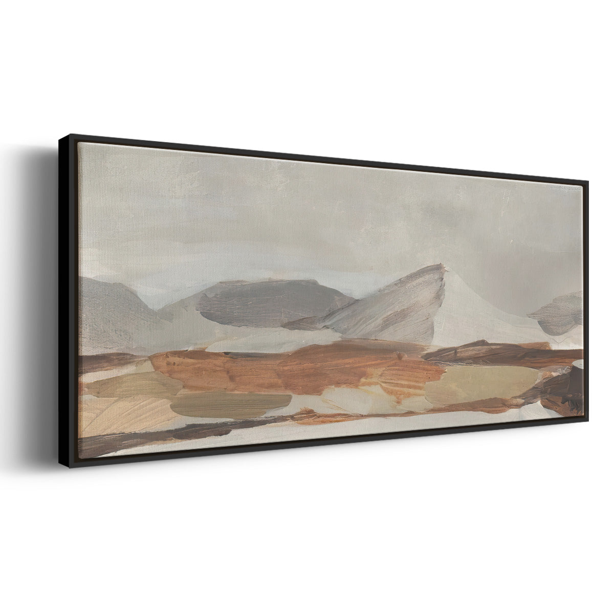 Dusky Mountain II - Floater Framed Canvas Print