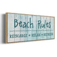 Recharge - Floater Framed Canvas Print