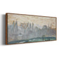 Winter Landscape with Evening Sky, 1870 - Floater Framed Canvas Print