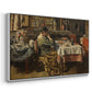The Meal (De maaltijd), c. 1885 - Floater Framed Canvas Print