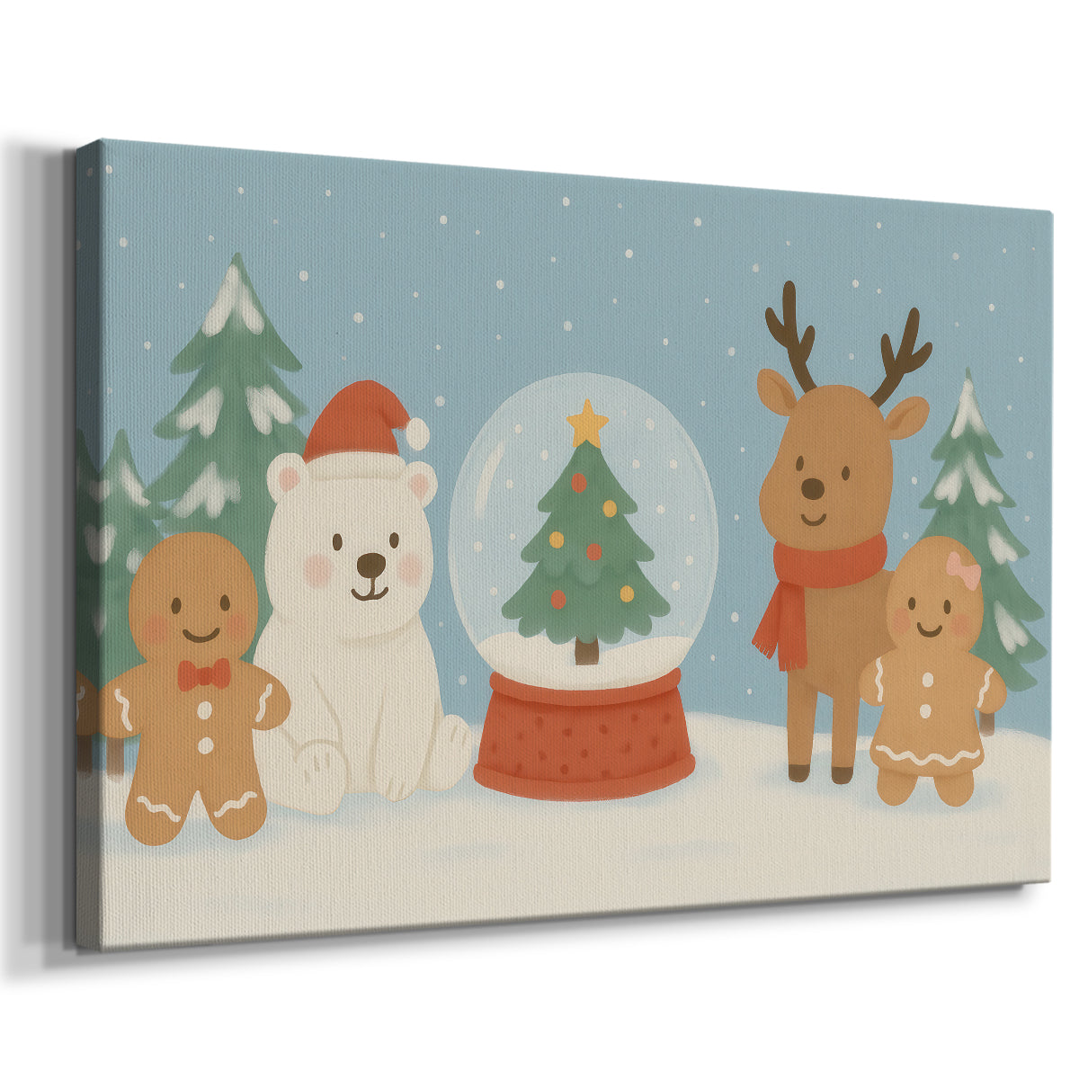 Pearled Night Promise - Canvas Art Print