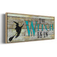 The Witch is in - Floater Framed Canvas Print