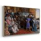 The Finding of the Saviour in the Temple, 1854-1860 - Floater Framed Canvas Print