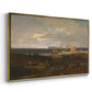 A Scene on the English Coast, c. 1798 - Floater Framed Canvas Print