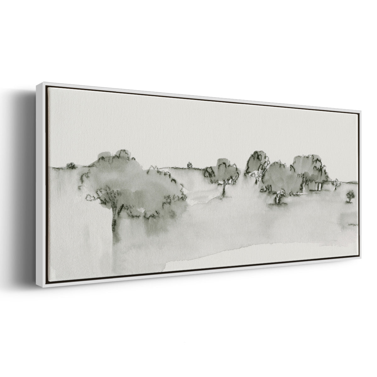 Scenic Scribble I - Floater Framed Canvas Print
