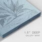 Botanical on Teal IV Premium Gallery Wrapped Canvas - Ready to Hang