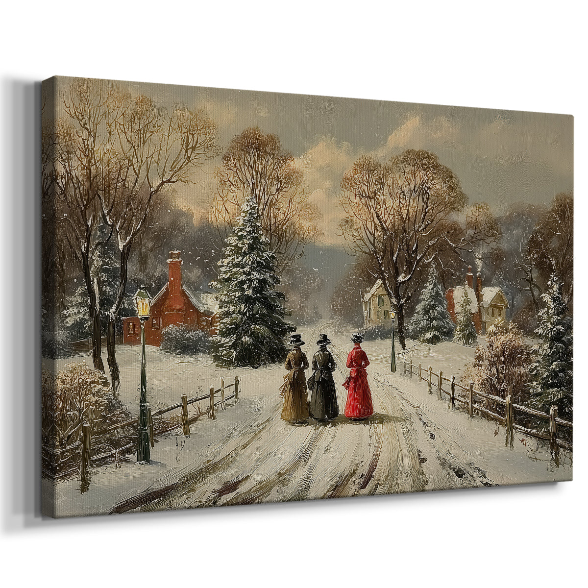 Candlelit Promise II - Canvas Art Print