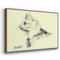 Cat (Le chat), c. 1961 - Floater Framed Canvas Print